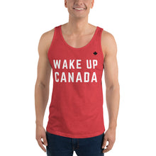 Load image into Gallery viewer, WAKE UP CANADA (Red) - Classic Unisex Tank
