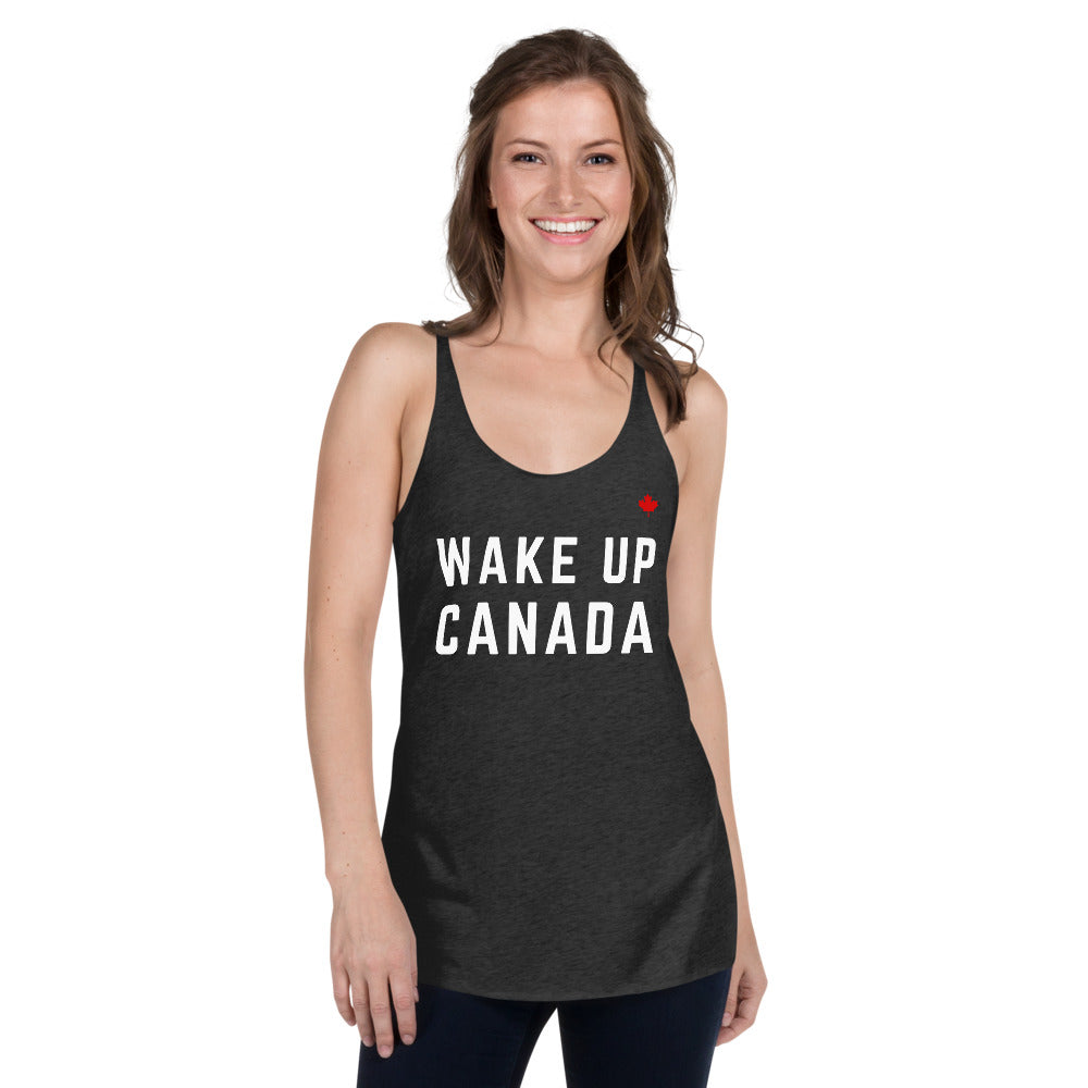 WAKE UP CANADA - Women's Racerback Tank
