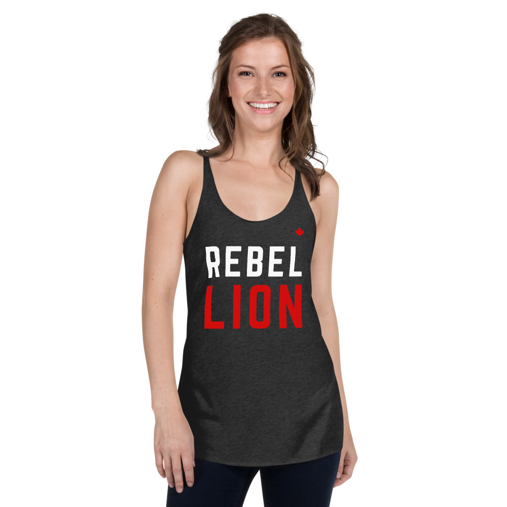 REBEL LION - Women's Racerback Tank